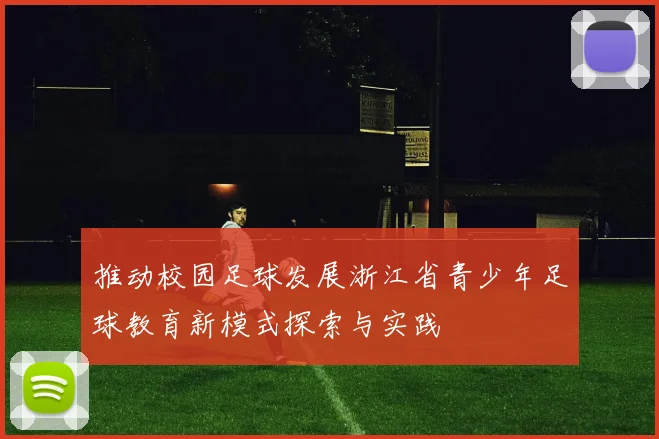 推动校园足球发展浙江省青少年足球教育新模式探索与实践